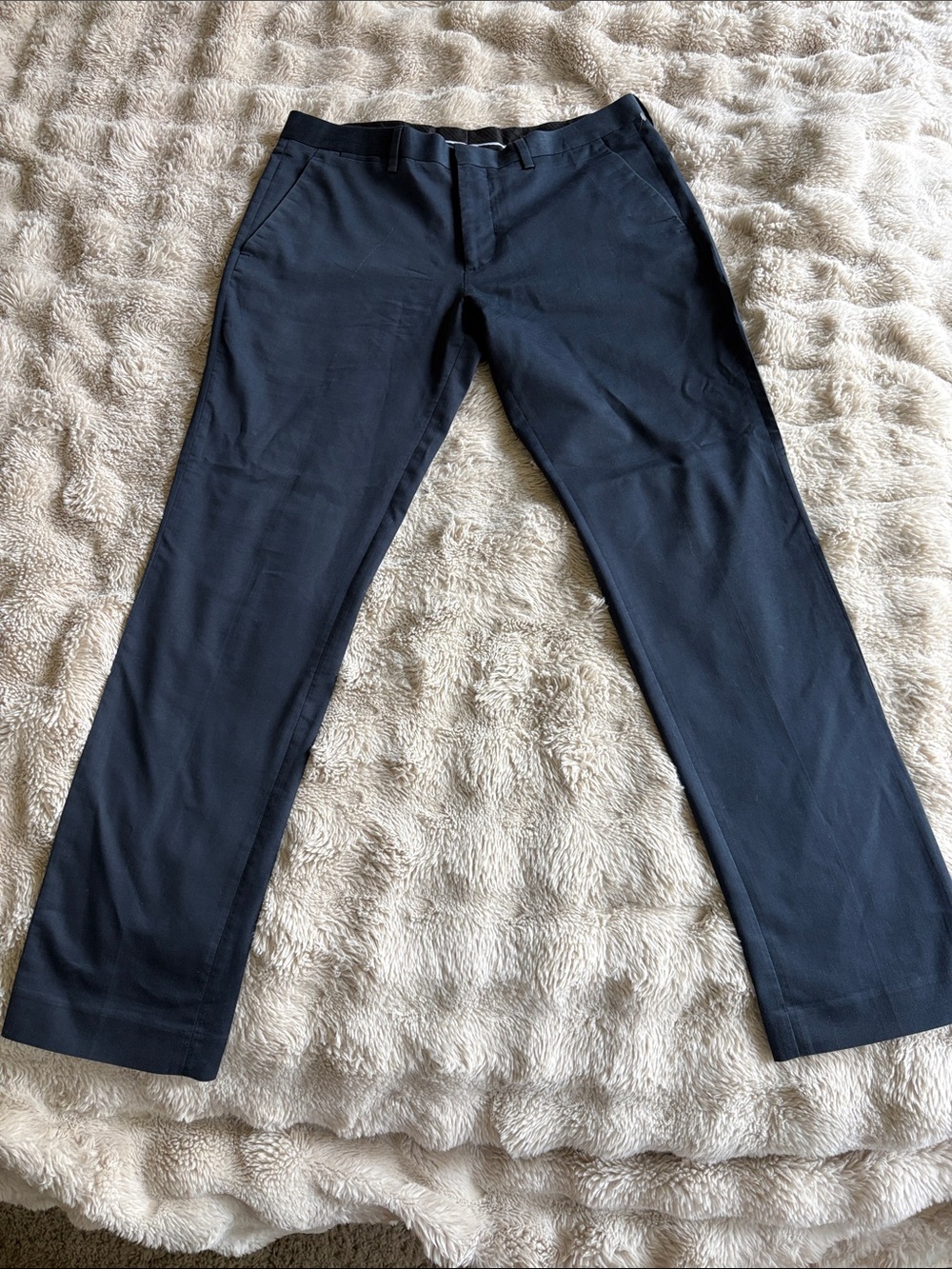 Men's Classic Navy Express Innovator Dress Pants 30/32